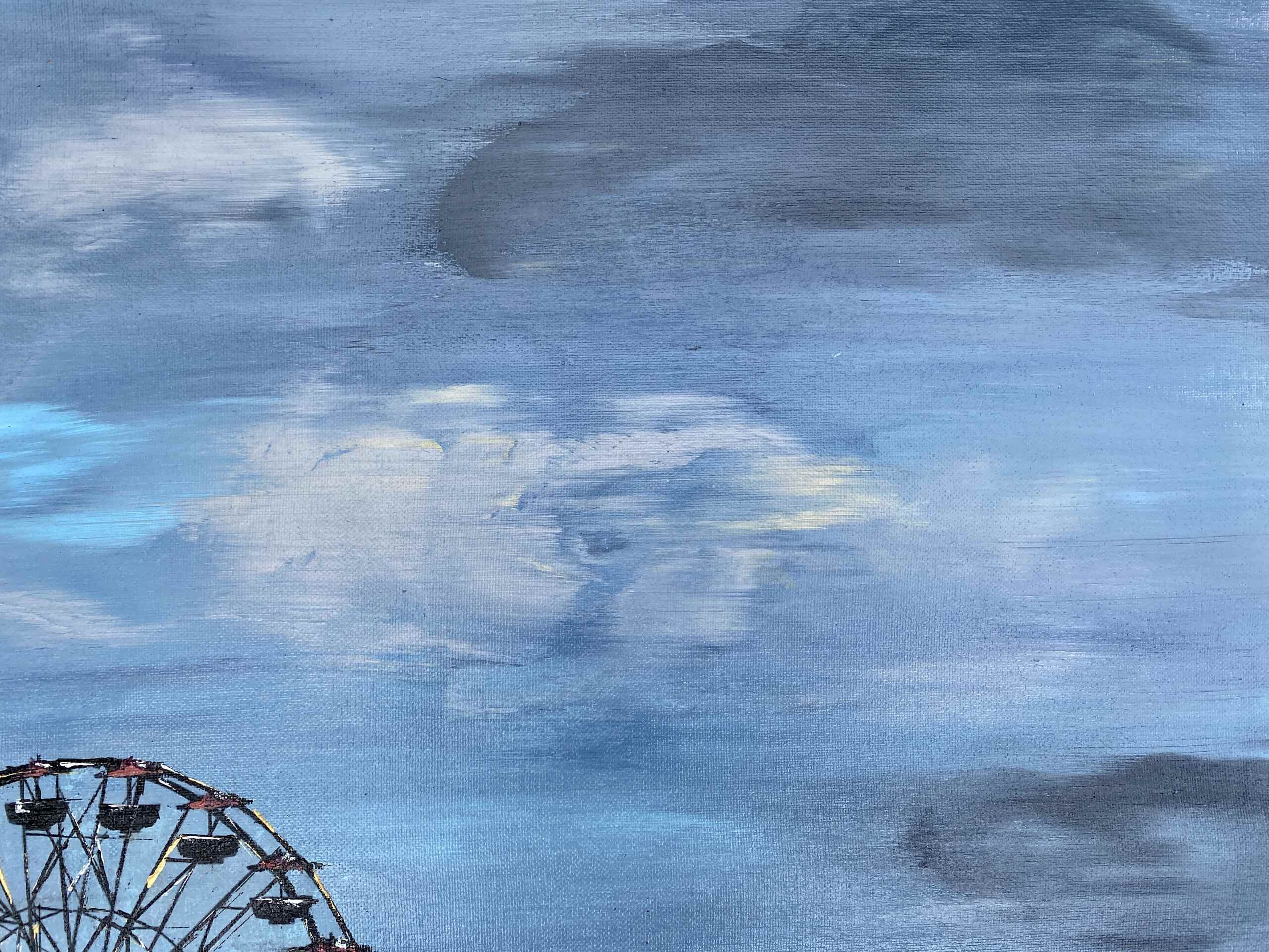 Detail of artwork "Sky View" by Nina Groth