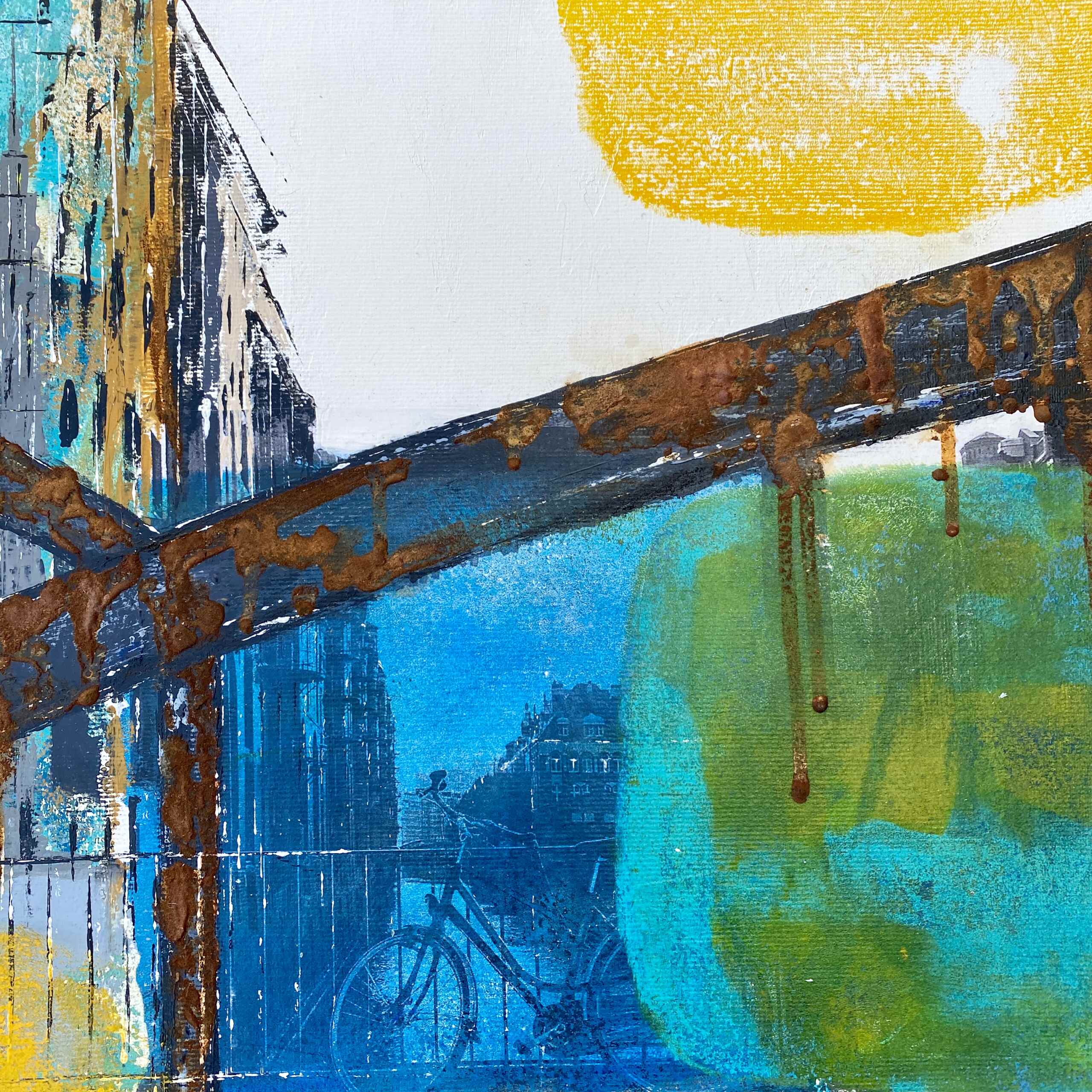 Artwork "Bridges of Hamburg No 1” by Nina Groth Groth