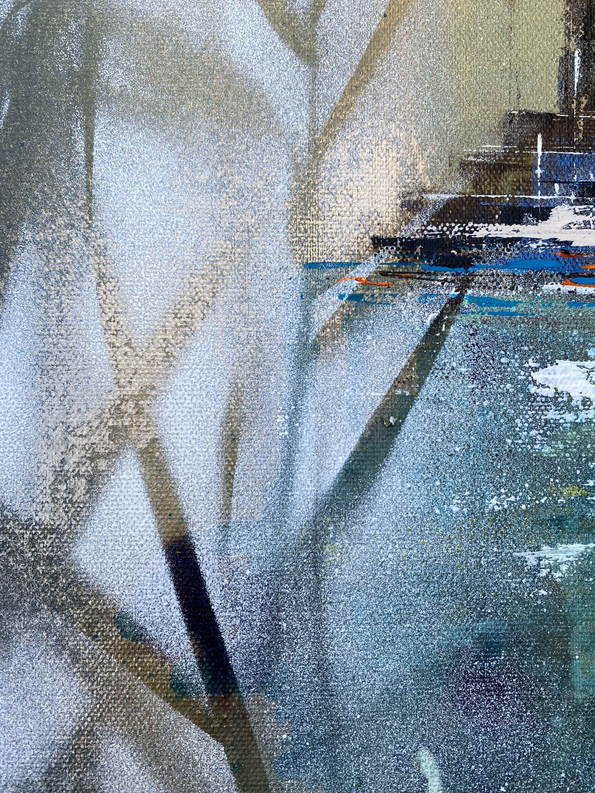 Detail of artwork "On the Shore of Hamburg” by Nina Groth