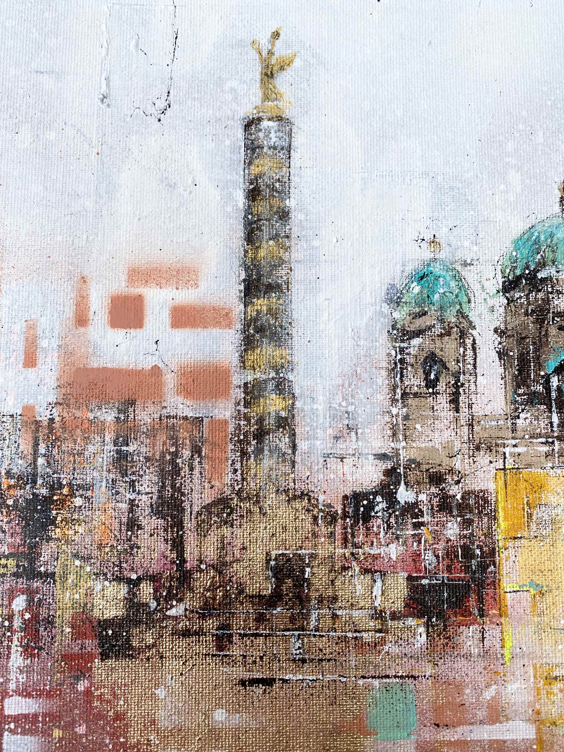 Detail of artwork "Berlin No 1" by Nina Groth