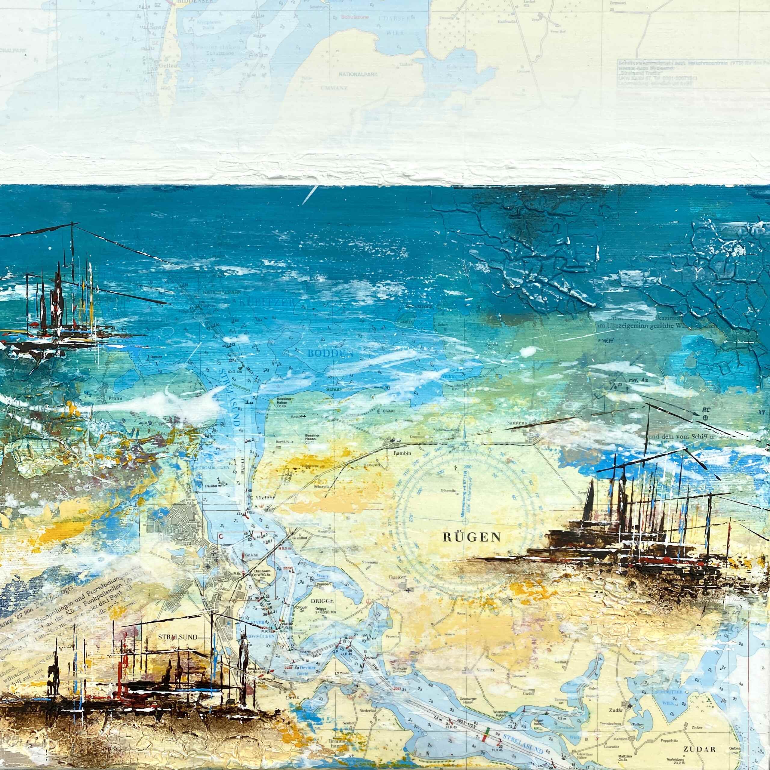 Artwork “Ruegen Island” by Nina Groth Artwork "Ruegen Island" by artist Nina Groth