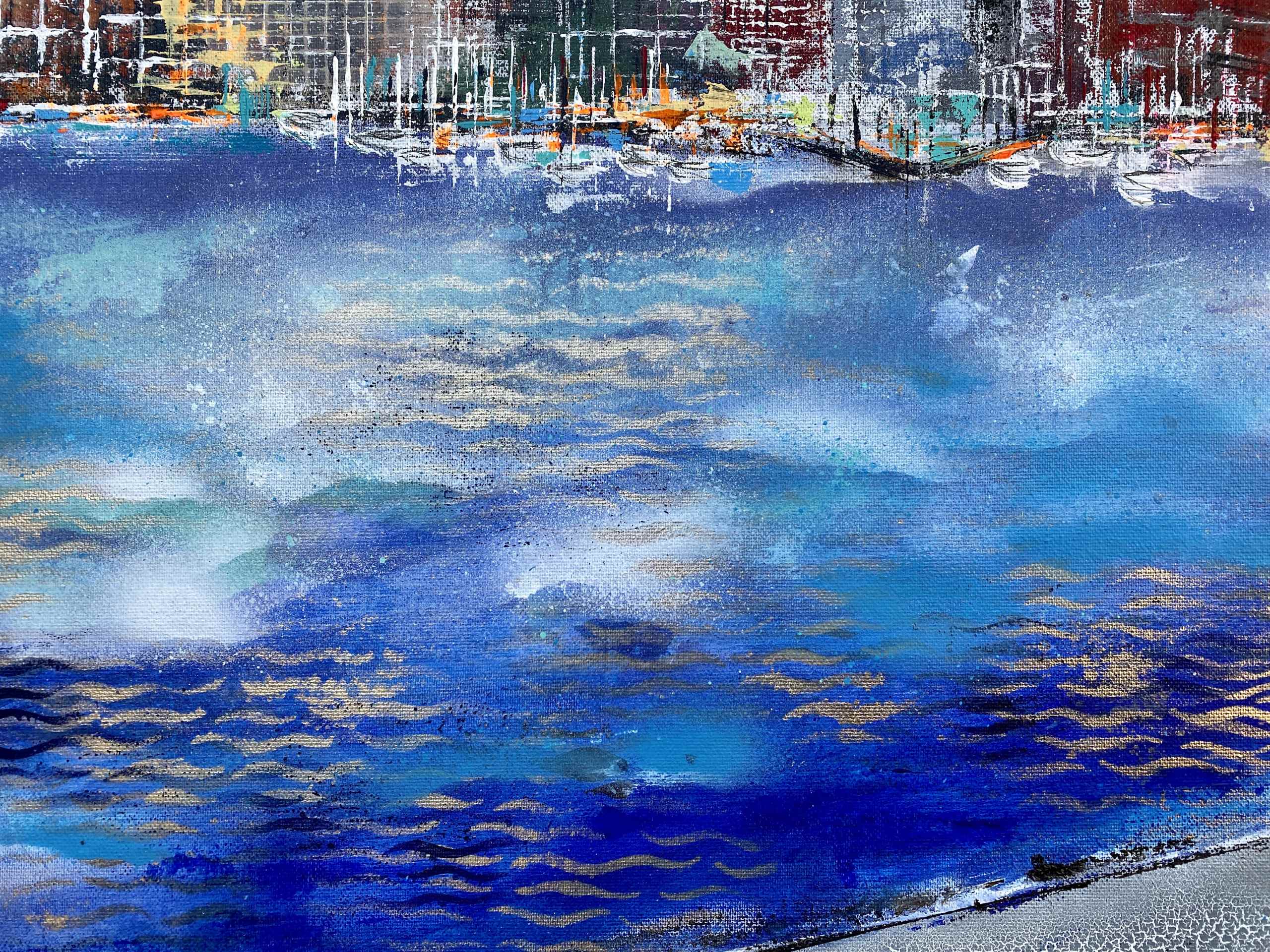 Detail of artwork "Elbphilharmonie" by Nina Groth