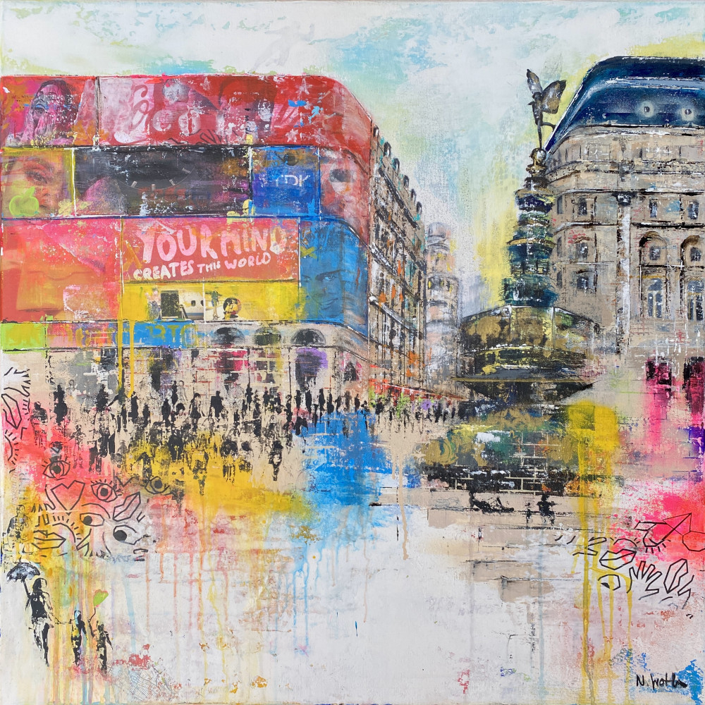 Kunstwerk „Your Mind Creates This World“ von Nina Groth