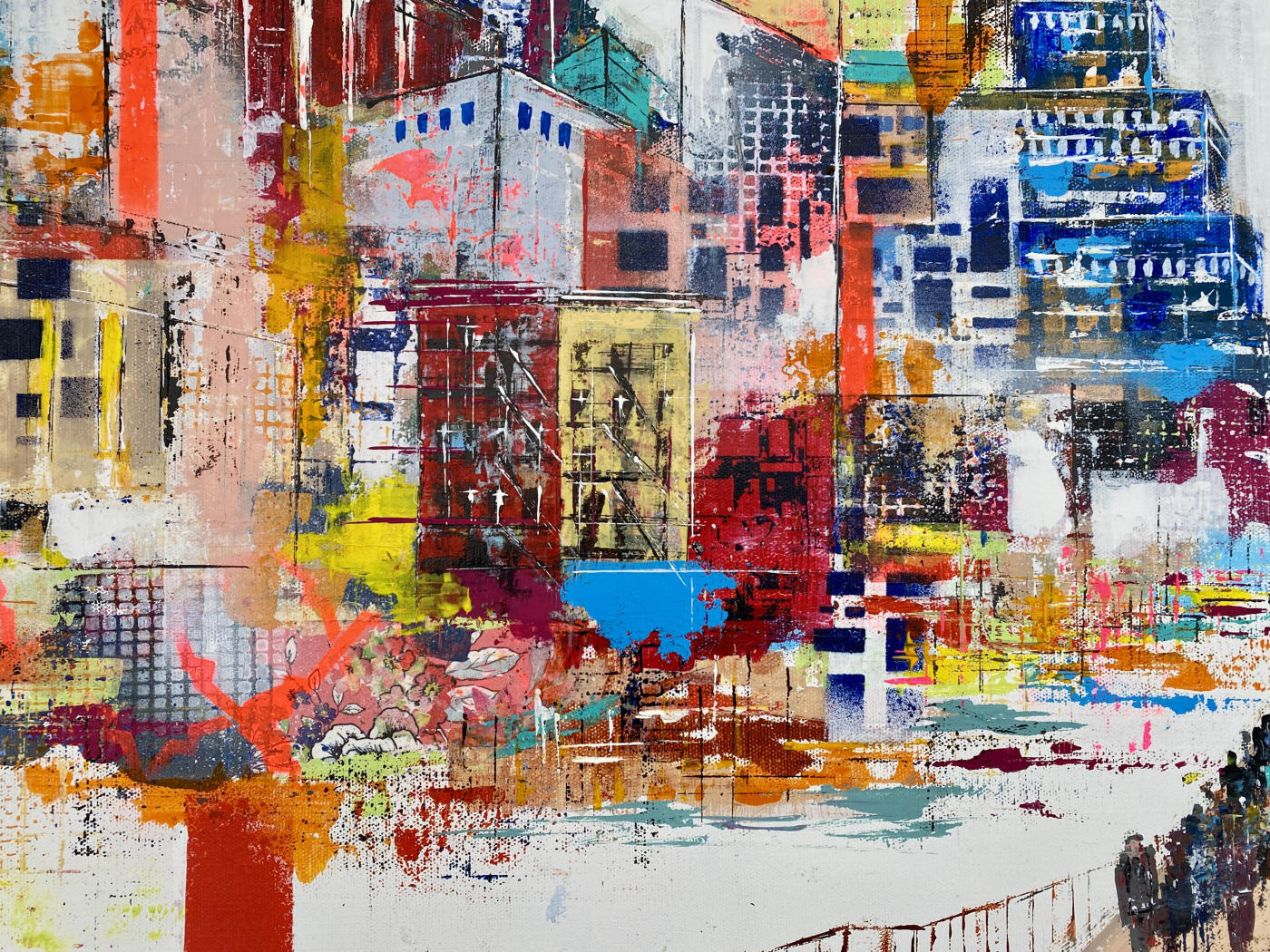 First Mover | Detail Stadtstruktur Detail aus First Mover – urbane Architektur- und Linienstruktur