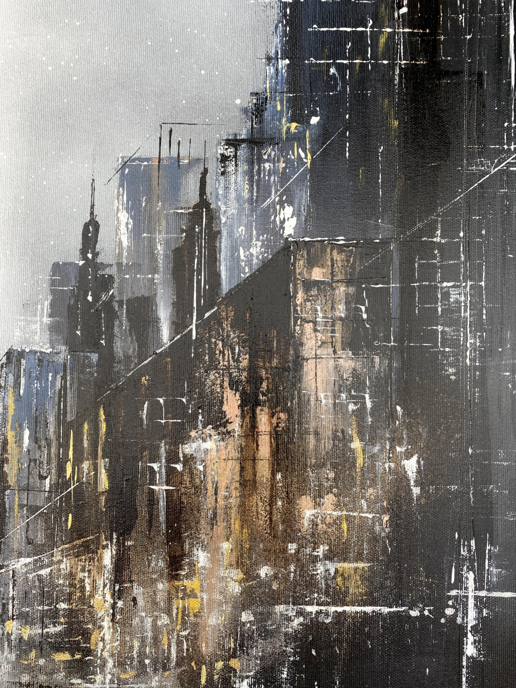 Wege No 1 | Detail Hochhausstruktur Detail aus Wege No 1 – urbane Hochhaus- und Architekturstruktur